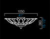 Схема Светильник Excelsior Barovier&Toso Ceiling Lamp 5426/CR Классический / Исторический / Английский