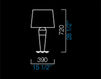 Схема Лампа настольная Sara Barovier&Toso Table Lamps 5574/BW/NN Ар-деко / Ар-нуво / Американский