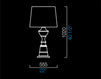 Схема Лампа настольная Samurai Barovier&Toso Table Lamps 7052/LQ/NN Классический / Исторический / Английский
