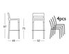 Схема Барный стул NATURAL DIVO BARSTOOL Scab Design / Scab Giardino S.p.a. Marzo 2818 FS 11 Современный / Скандинавский / Модерн