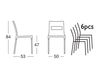 Схема Стул Scab Design / Scab Giardino S.p.a. Marzo 2203 11 Современный / Скандинавский / Модерн