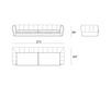 Схема Диван Bastianelli Home  Home Decoration HECTOR 4 post Ар-деко / Ар-нуво / Американский