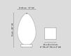 Схема Лампа настольная EGG VGnewtrend Lighting 7511421.11 Восточный / Японский / Китайский