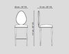 Схема Барный стул Marilen VGnewtrend Home Decor 7541714.00 Лофт / Фьюжн / Винтаж / Ретро