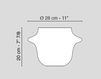 Схема Ваза Atollo VGnewtrend Home Decor 5001475.00 Современный / Скандинавский / Модерн