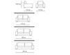 Схема Диван Epoque & Co Srl Houte IKE 3 SEATER Ампир / Барокко / Французский