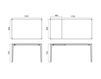 Схема Стол обеденный Infiniti Design Indoor MAT 1 Современный / Скандинавский / Модерн