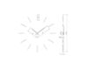 Схема Часы настенные Merlin Nomon 2015 MENG12 Современный / Скандинавский / Модерн