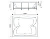 Схема Ванна гидромассажная Linea Duo Glass 1989 S.r.l. 2015 CL000V1 ACCCL090C0000 Современный / Скандинавский / Модерн