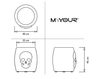 Схема Табурет SKULL Myyour 2013 20001_02_ESTSKUL yellow Современный / Скандинавский / Модерн