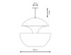 Схема Светильник La Lampe Gras by DCW éditions LAMP HERE COMES THE SUN HCS 550 BL-WH Современный / Скандинавский / Модерн