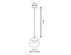 Схема Светильник La Lampe Gras by DCW éditions LAMP HERE COMES THE SUN HCS 175 WH-COP Современный / Скандинавский / Модерн