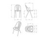 Схема Стул La Lampe Gras by DCW éditions SURPIL CHAIRS SL 10 WH Современный / Скандинавский / Модерн