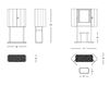 Схема Столик туалетный THE NARCISSIST B.D (Barcelona Design) STORAGE AND SHELVING NARTOCBANQNG Лофт / Фьюжн / Винтаж / Ретро