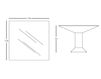 Схема Стол обеденный METTSASS B.D (Barcelona Design)  TABLES METE07V07 Лофт / Фьюжн / Винтаж / Ретро