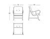 Схема Кресло GARDENIAS B.D (Barcelona Design) ARMCHAIRS GARDENIAS ARMCHAIR 1 Лофт / Фьюжн / Винтаж / Ретро