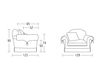 Схема Кресло Elegance Zandarin Premium ELEGANCE GRAND SOFA' POLTRONA 125X123 Классический / Исторический / Английский