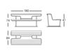 Схема Скамейка THE SWISS BENCHES B.D (Barcelona Design) PUBLIC SEATING BS0101 Лофт / Фьюжн / Винтаж / Ретро