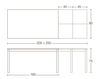 Схема Стол обеденный Altacom Italia 2015 Basic AT062/160 Современный / Скандинавский / Модерн