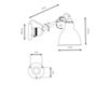 Схема Светильник настенный La Lampe Gras by DCW éditions GRAS LAMPS 304 CA BL-COP-RAW Современный / Скандинавский / Модерн