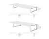 Схема Шезлонг Gandia Blasco 2015 Chaiselongue Flat BLANCO Современный / Скандинавский / Модерн