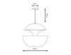 Схема Светильник La Lampe Gras by DCW éditions LAMP HERE COMES THE SUN HCS 450 WH-WH Современный / Скандинавский / Модерн