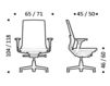 Схема Кресло ICF Office 2015 26036333 C 510 Современный / Скандинавский / Модерн