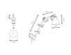 Схема Светильник настенный La Lampe Gras by DCW éditions GRAS LAMPS 222 BL-COP Лофт / Фьюжн / Винтаж / Ретро